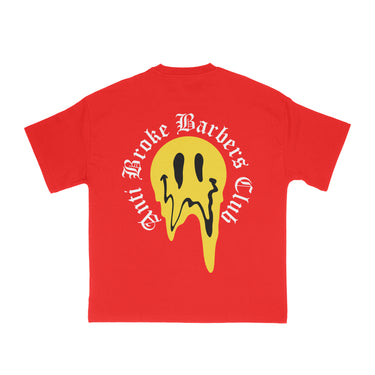 Smiles Fade Tee - Red